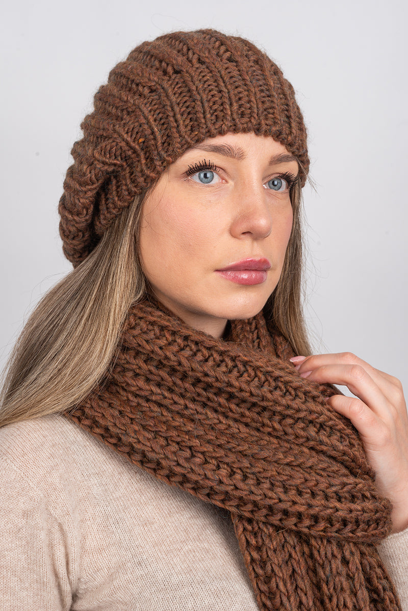 English rib knit Hat | Dalle Piane Cashmere