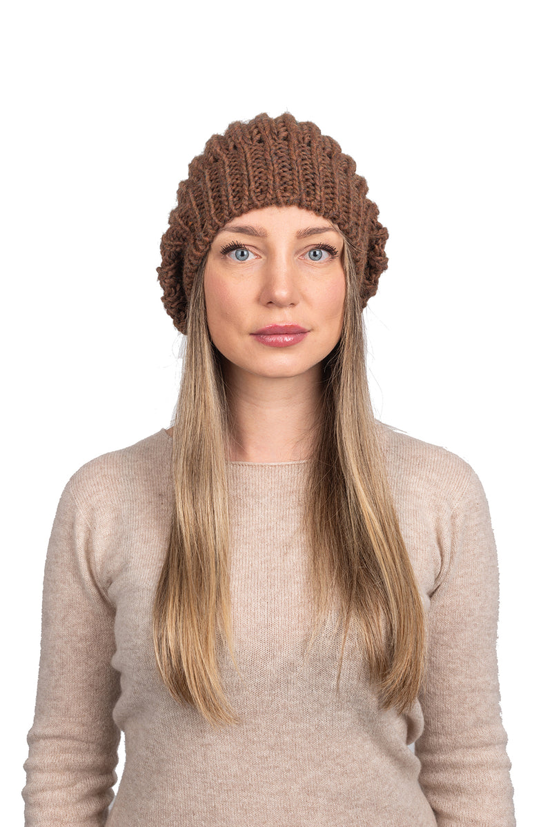 English rib knit Hat | Dalle Piane Cashmere