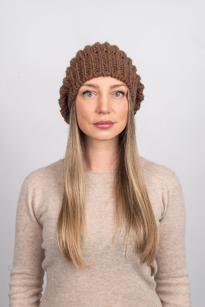 English rib knit Hat | Dalle Piane Cashmere