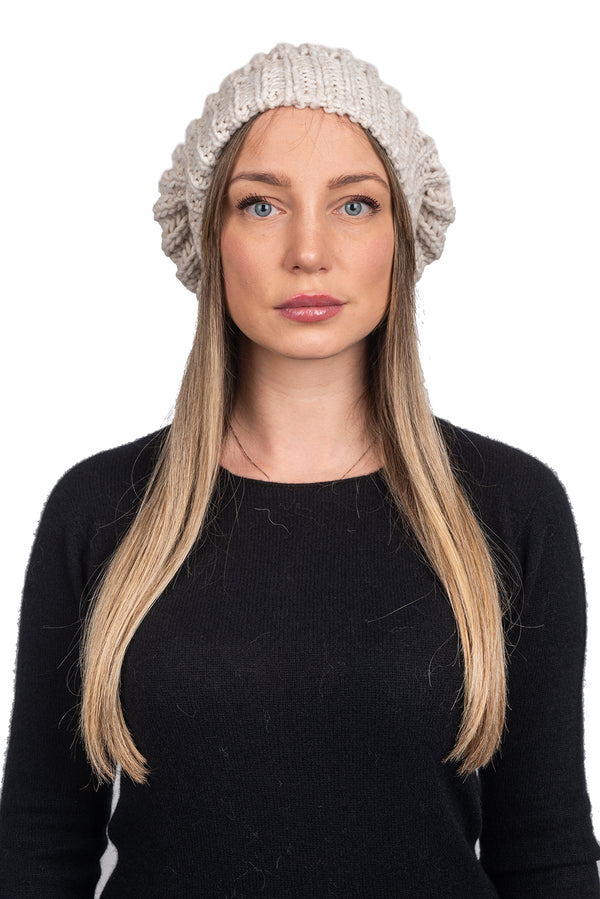 English rib knit Hat | Dalle Piane Cashmere
