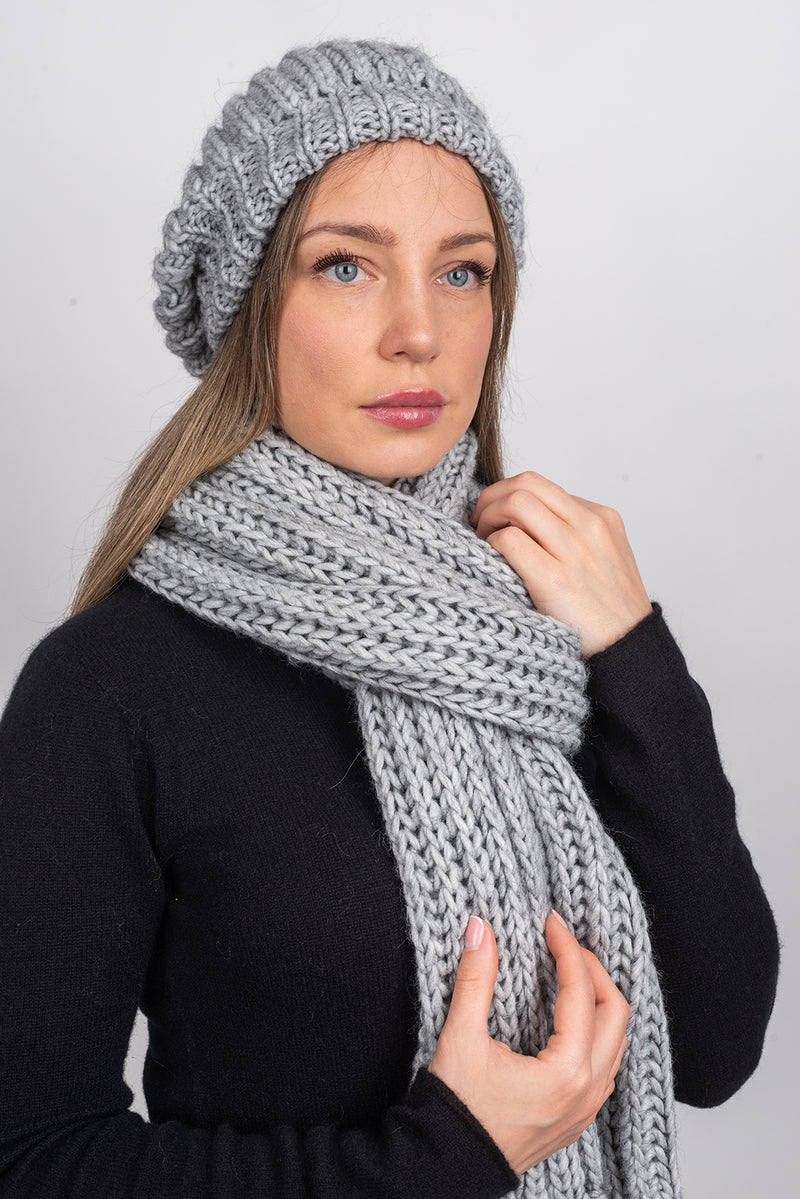 English rib knit Hat | Dalle Piane Cashmere