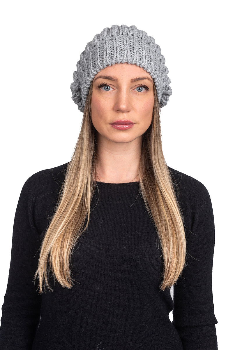 English rib knit Hat | Dalle Piane Cashmere