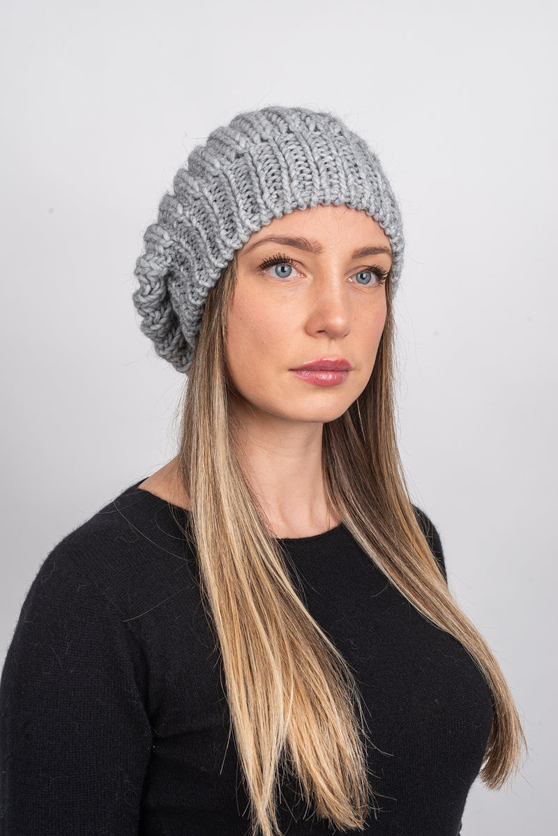 English rib knit Hat | Dalle Piane Cashmere