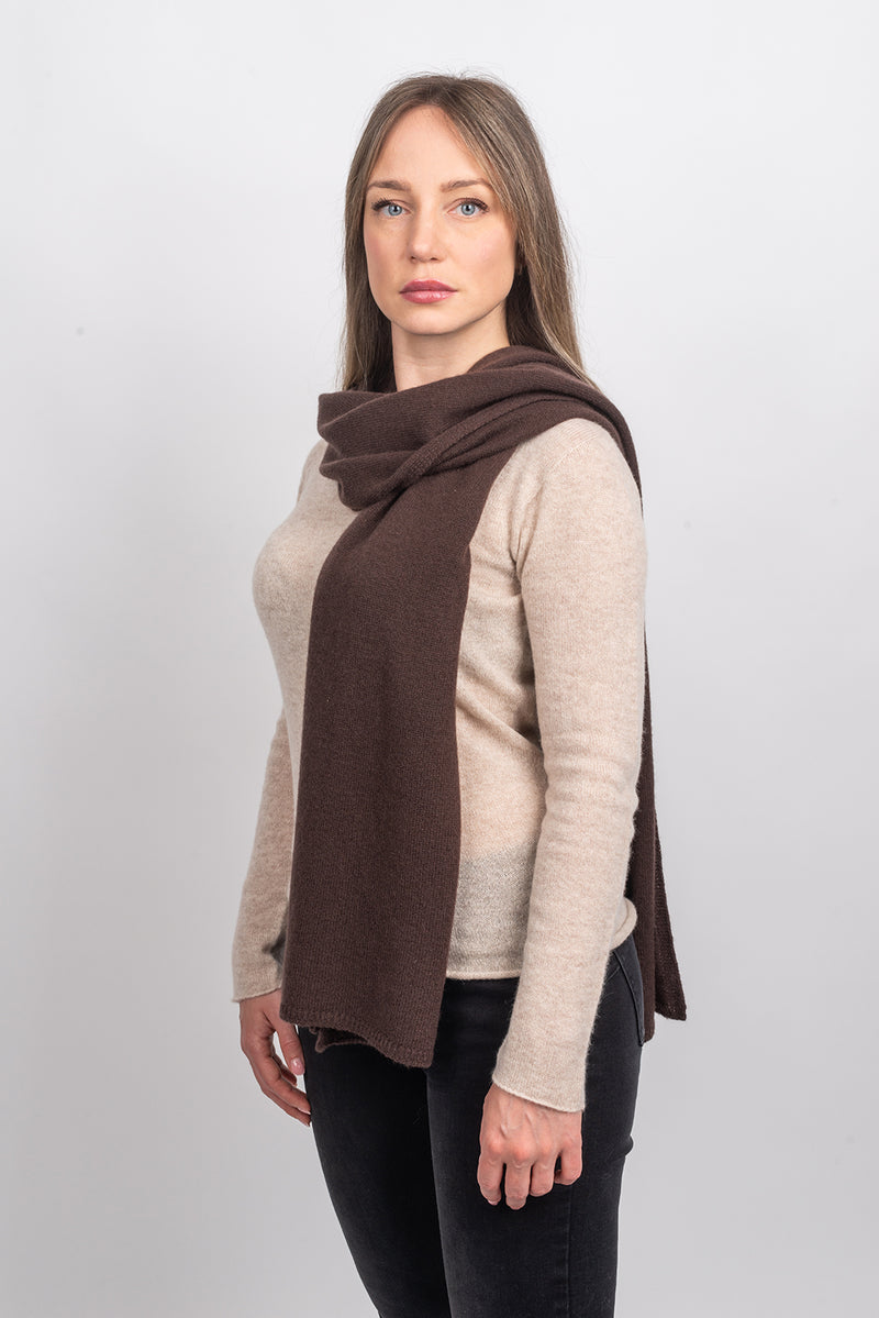 Wide scarf 100% Cashmere