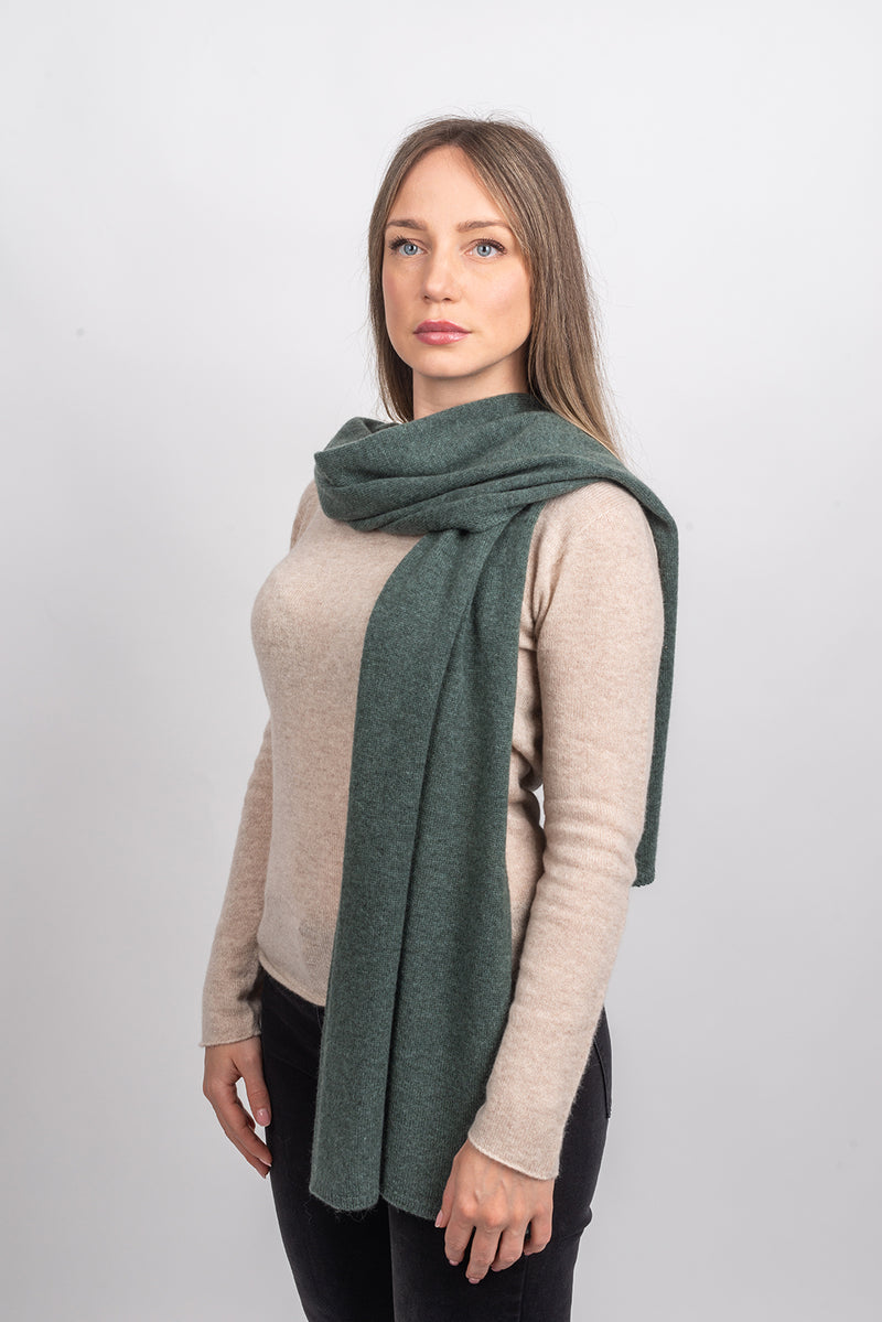 Wide scarf 100% Cashmere