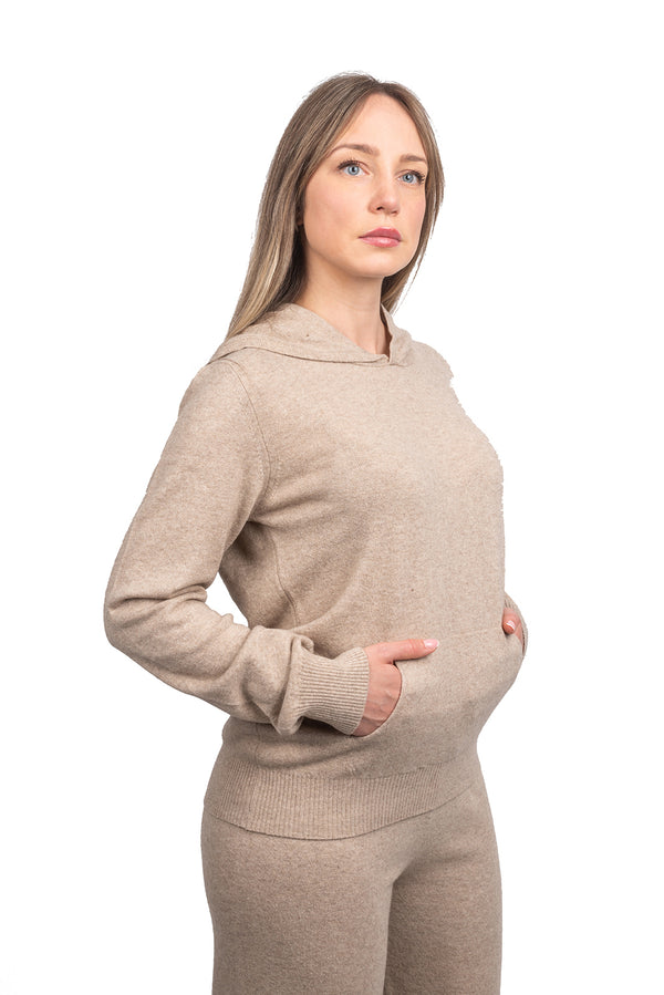 Sweatshirt in cashmere blend | Dalle Piane Cashmere