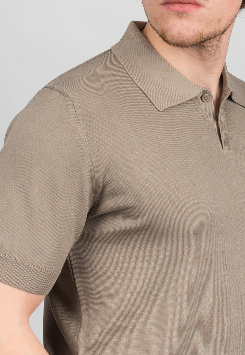 100% cotton Short sleeve polo | Dalle Piane Cashmere