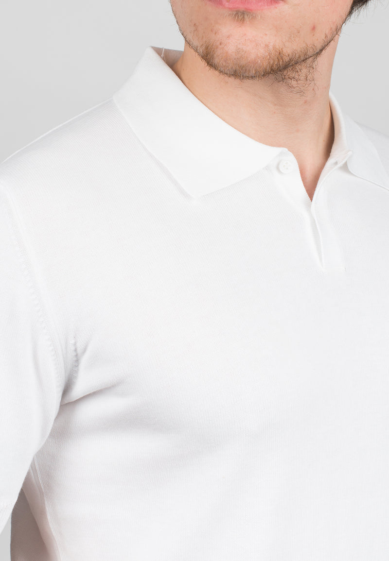 100% cotton Short sleeve polo | Dalle Piane Cashmere