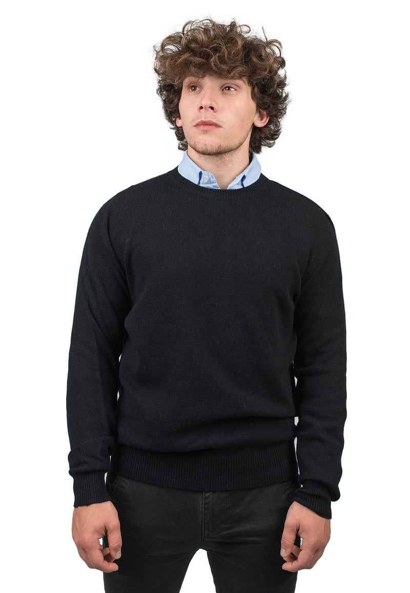 Crew Neck 100% Regenerated Cashmere | Dalle Piane Cashmere