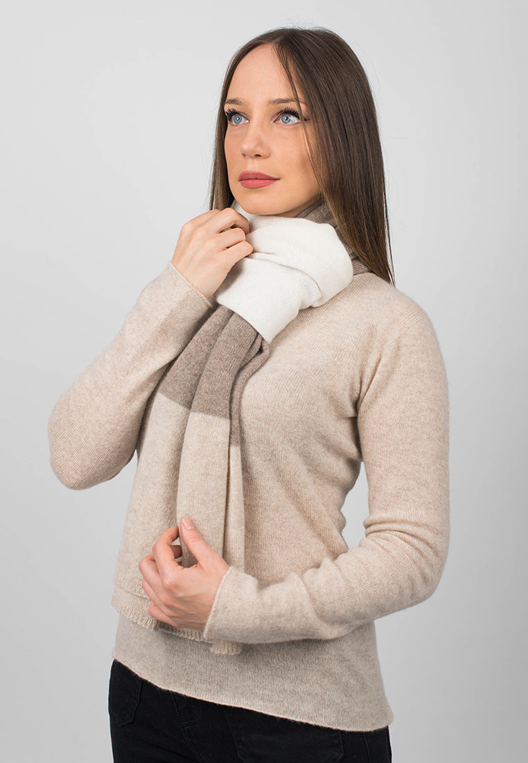 Striped Scarf 100% Cashmere | Dalle Piane Cashmere