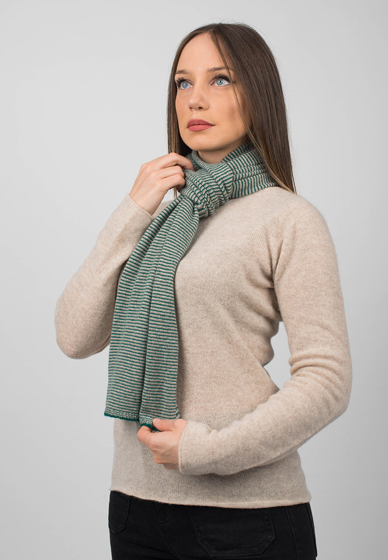 Multi Stripe Scarf 100% Cashmere | Dalle Piane Cashmere