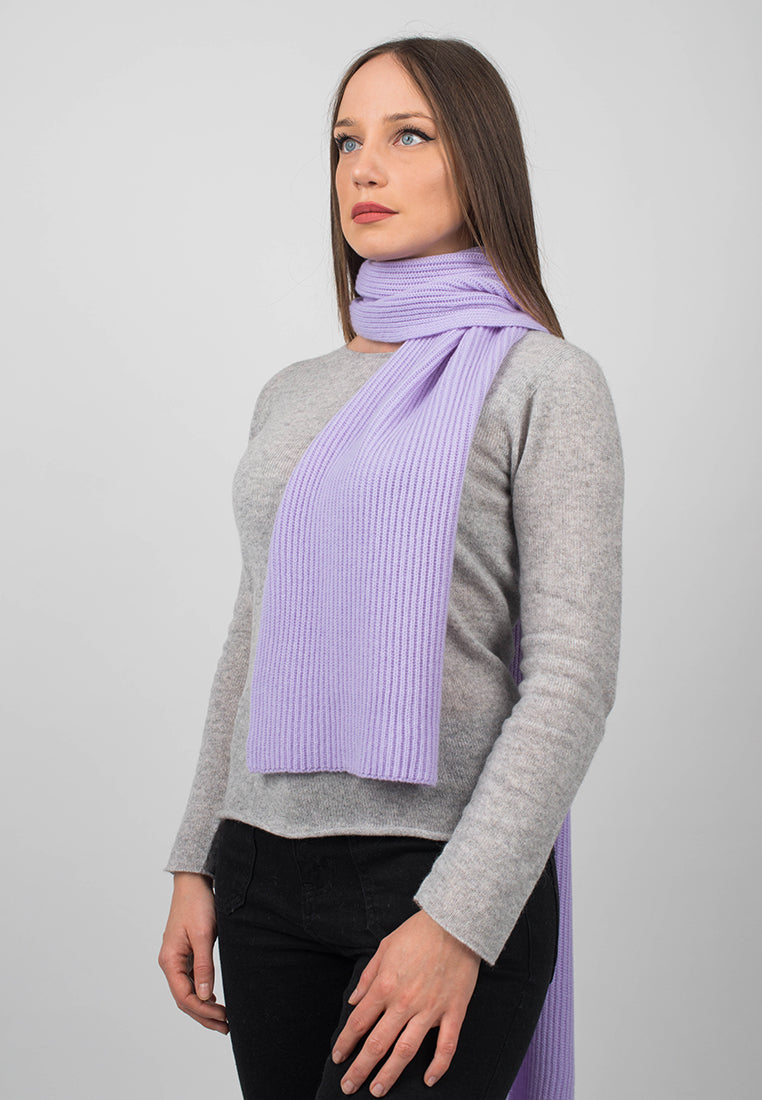 Fisherman's rib Scarf 100% Cashmere | Dalle Piane Cashmere