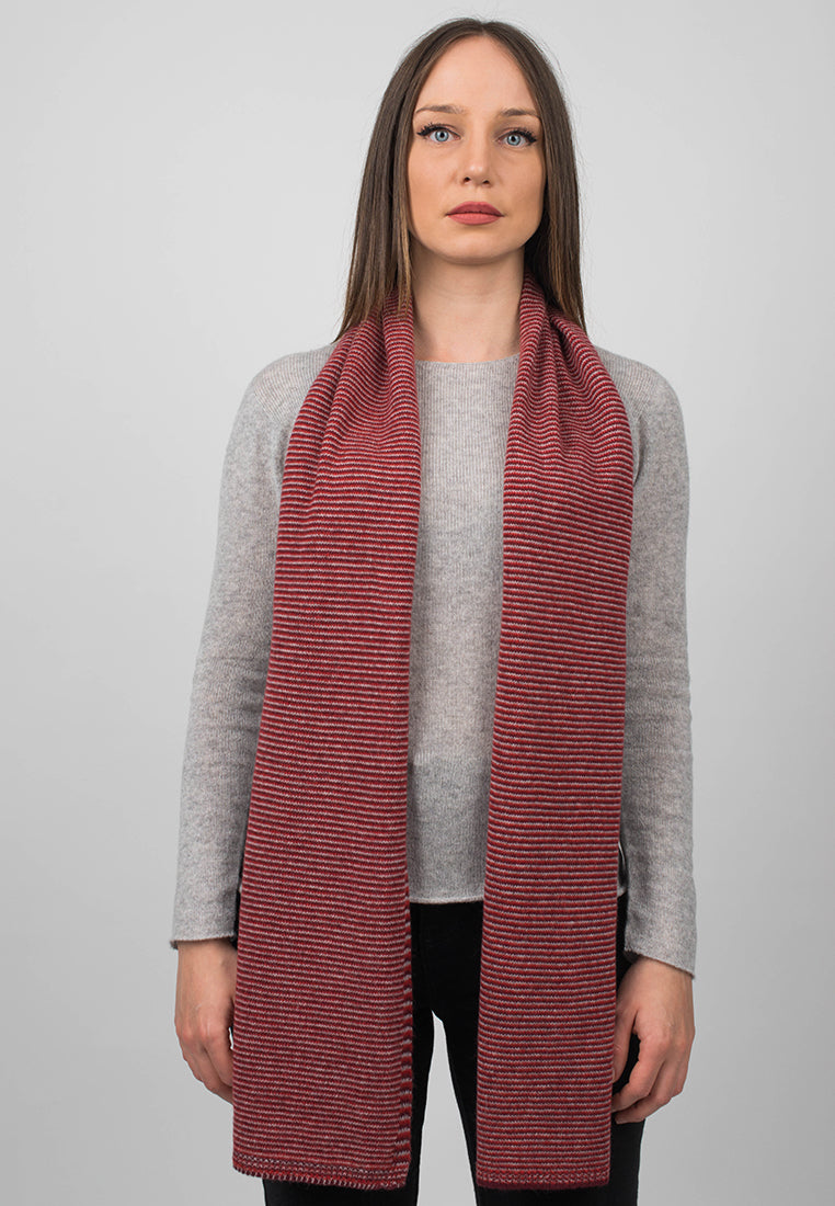 Multi Stripe Scarf 100% Cashmere | Dalle Piane Cashmere