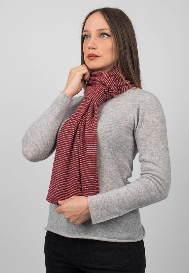 Multi Stripe Scarf 100% Cashmere | Dalle Piane Cashmere