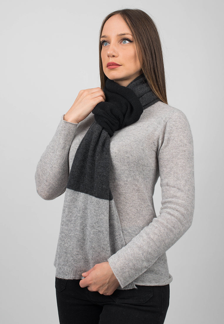 Striped Scarf 100% Cashmere | Dalle Piane Cashmere