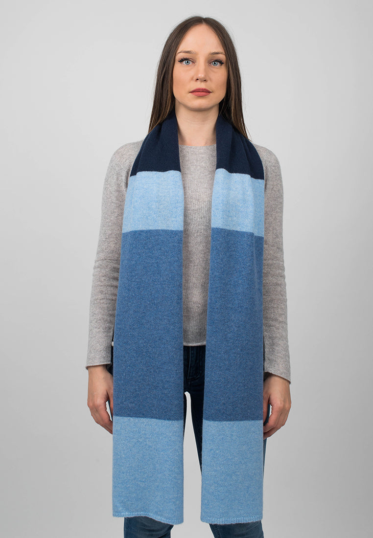 Striped Scarf 100% Cashmere | Dalle Piane Cashmere