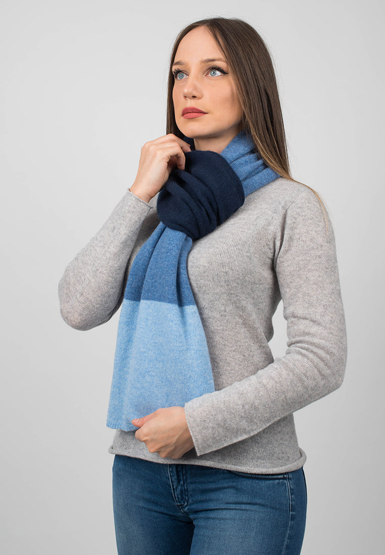 Striped Scarf 100% Cashmere | Dalle Piane Cashmere