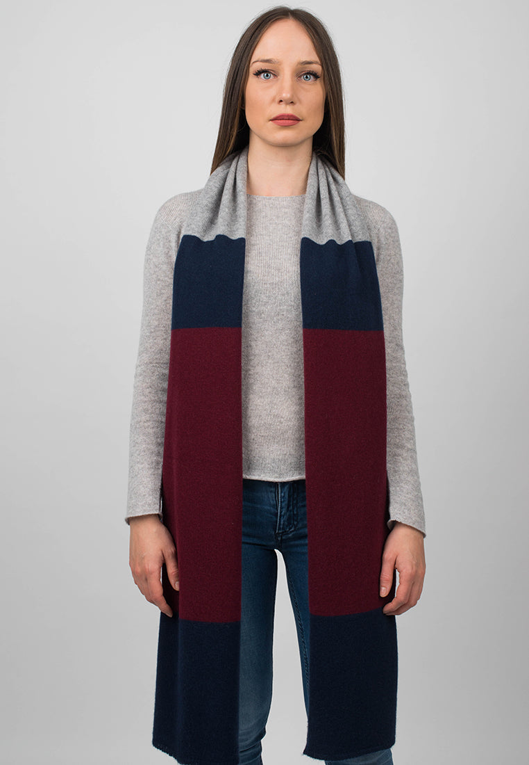 Striped Scarf 100% Cashmere | Dalle Piane Cashmere