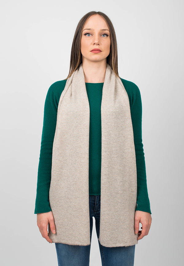 Multi Stripe Scarf 100% Cashmere | Dalle Piane Cashmere