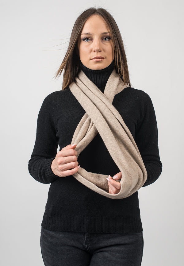 Wraparound scarf 100% regenerated cashmere | Dalle Piane Cashmere