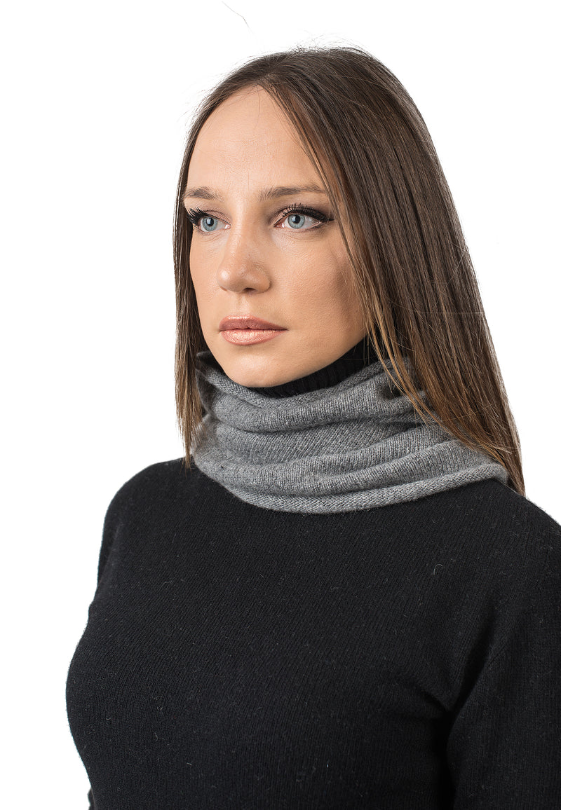 Infinity scarf 100% regenerated cashmere | Dalle Piane Cashmere