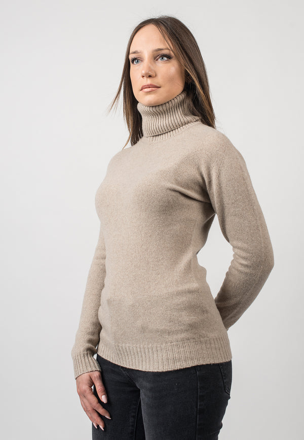 Turtleneck 100% regenerated cashmere | Dalle Piane Cashmere