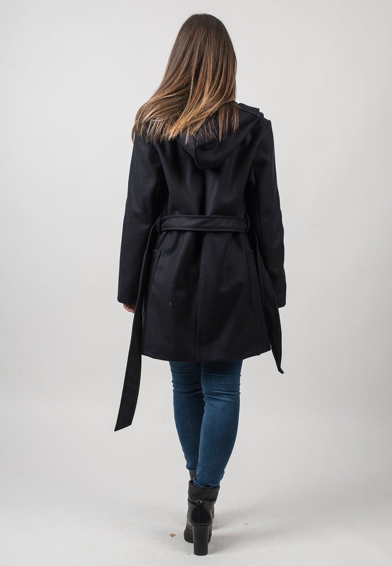 Cashmere blend short coat | Dalle Piane Cashmere
