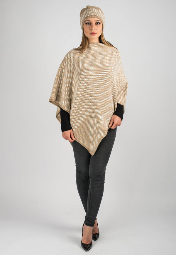 Poncho sale e pepe | Dalle Piane Cashmere