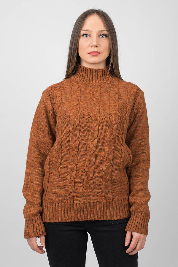 Braided turtleneck | Dalle Piane Cashmere